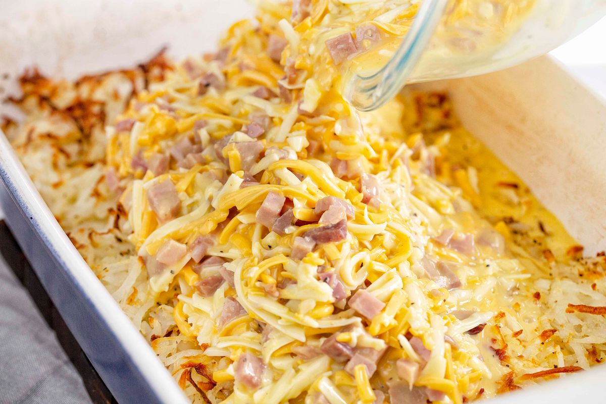 Cheesy Ham Casserole Recipe