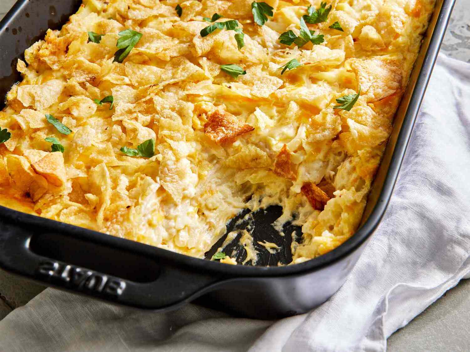 Cheesy Potatoes and Cream of Celery Soup Casserole Recipe