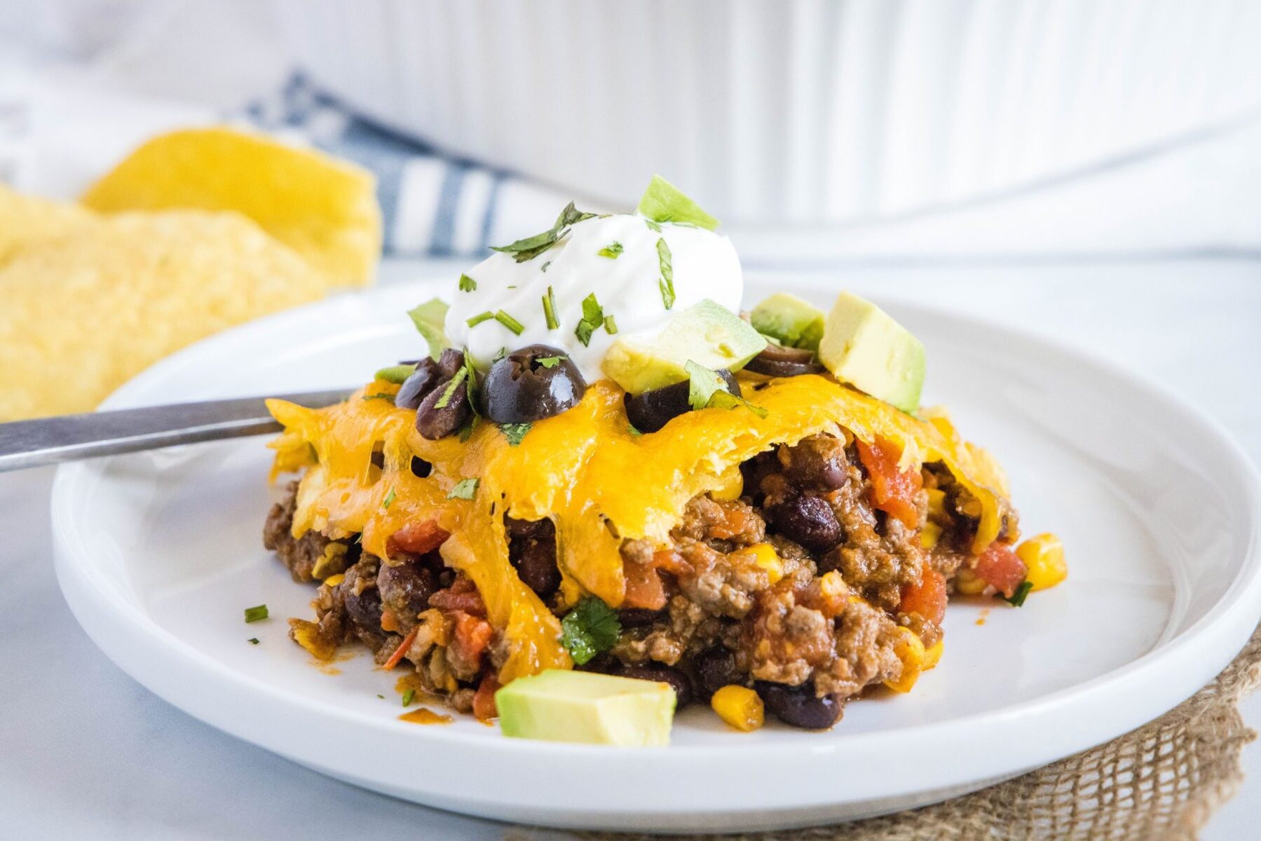 Cheesy Taco Rice Casserole Recipe