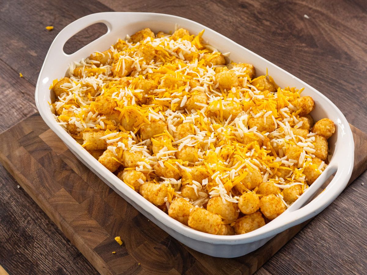 Chili Dog Tater Tot Casserole Recipe