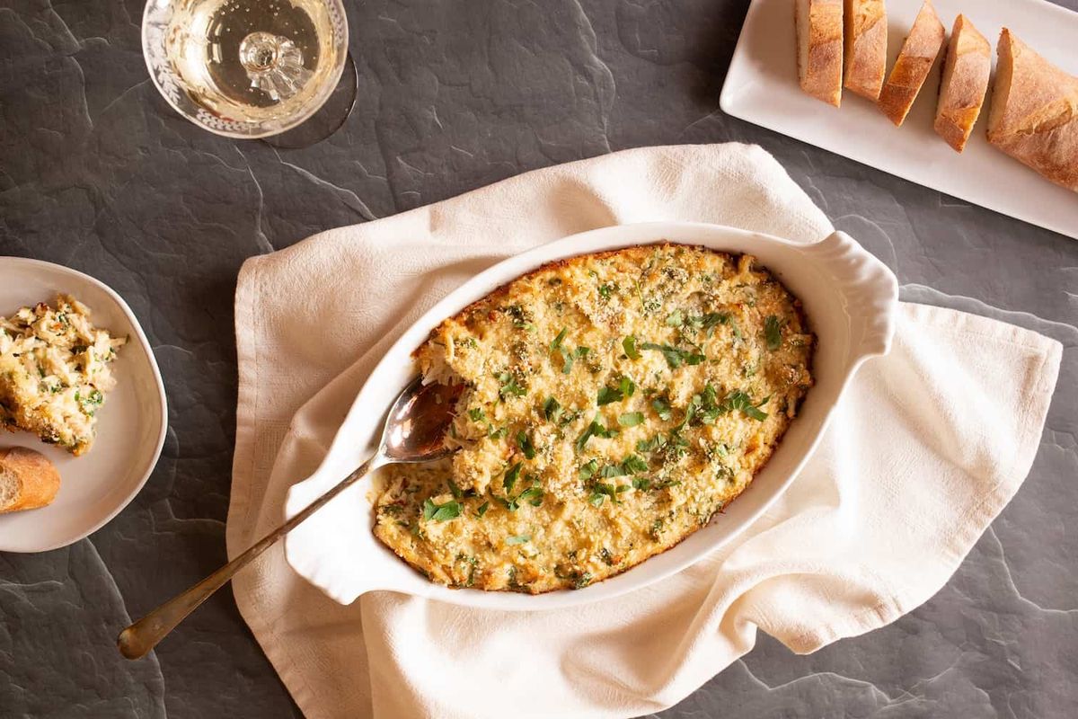 Crab Au Gratin Casserole Recipe