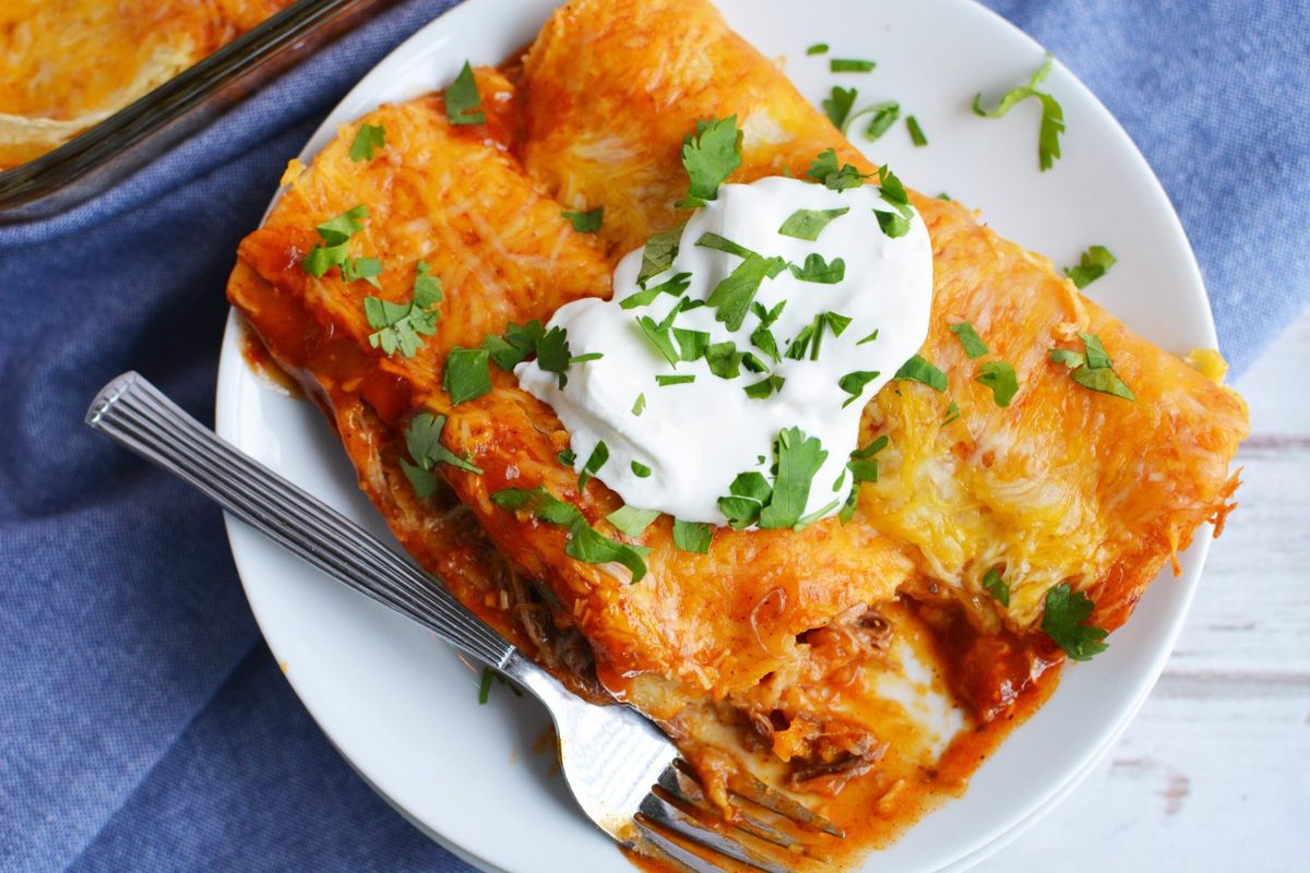 Cream Cheese Beef Enchilada Casserole Recipe | Home Pressure Cooking