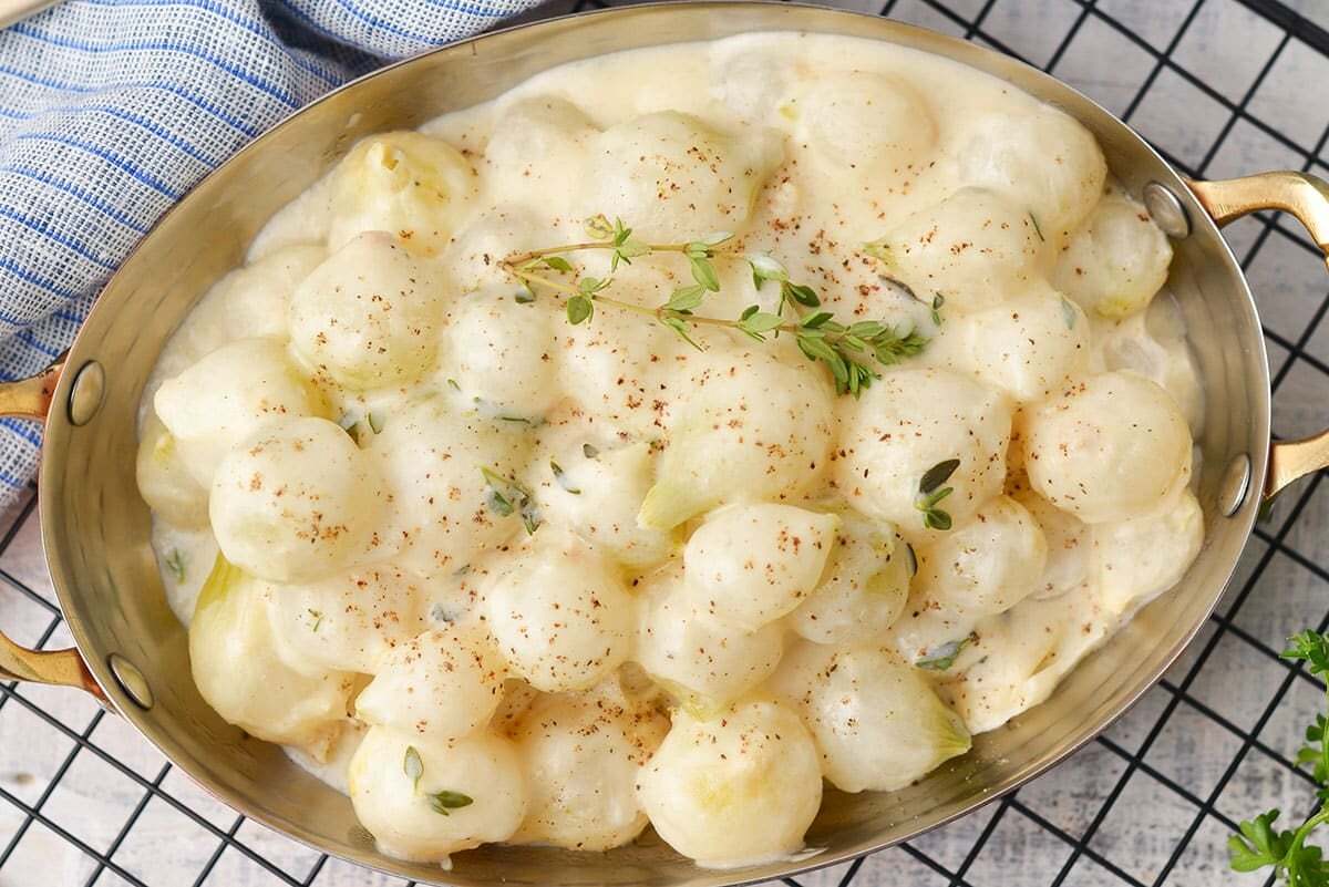 Creamed Onions Casserole Recipe