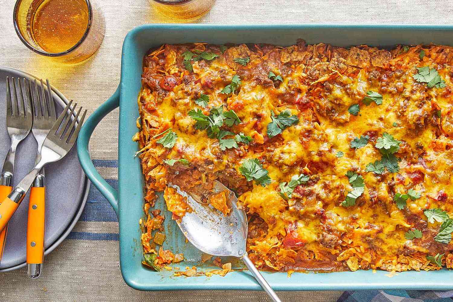 Dorito Casserole Recipe with Cheddar Cheese Soup