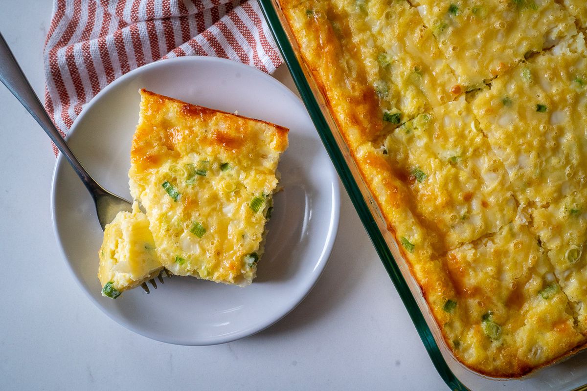 Egg and Cottage Cheese Casserole Recipe