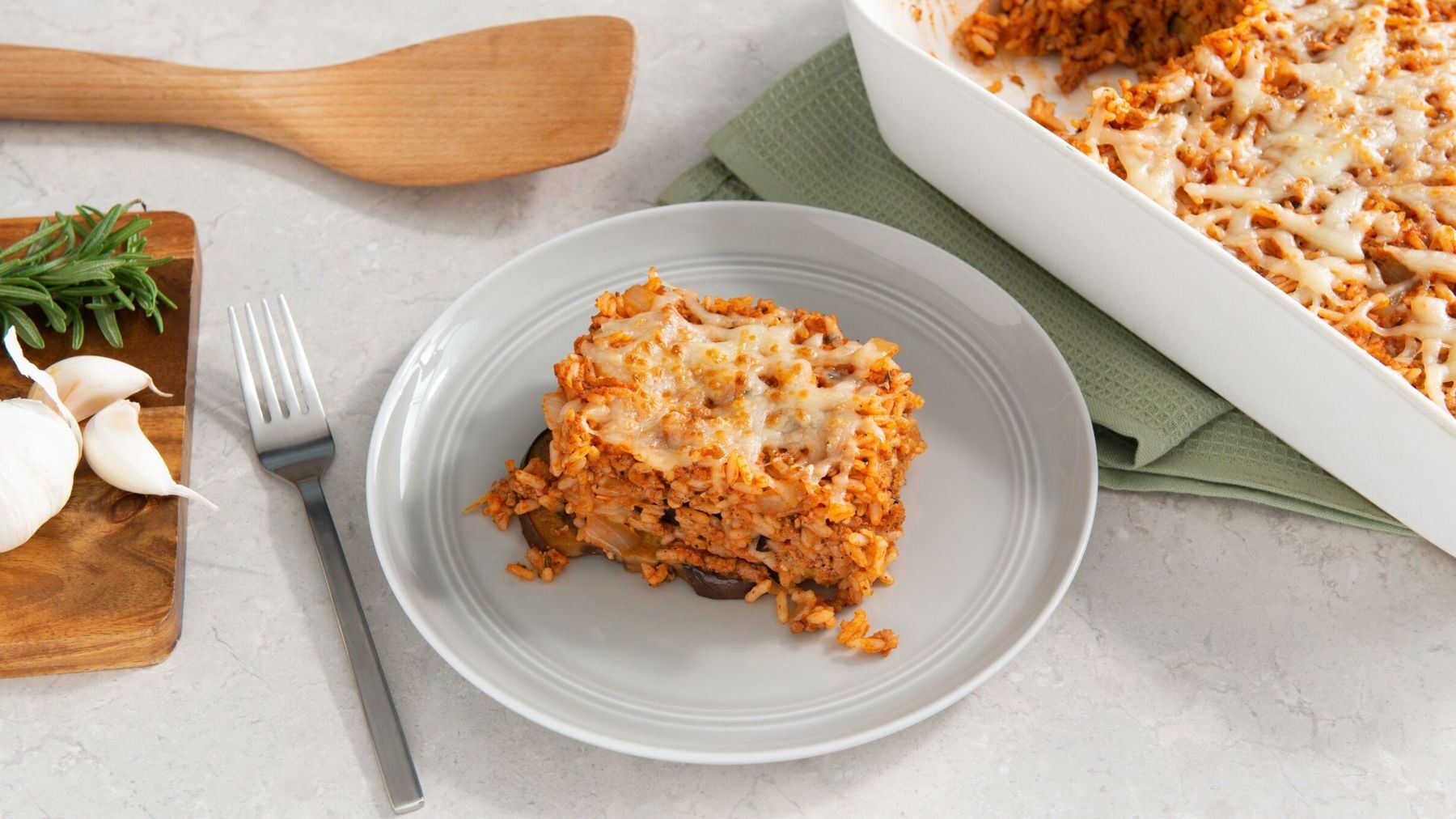 Eggplant and Ground Turkey Casserole Recipe