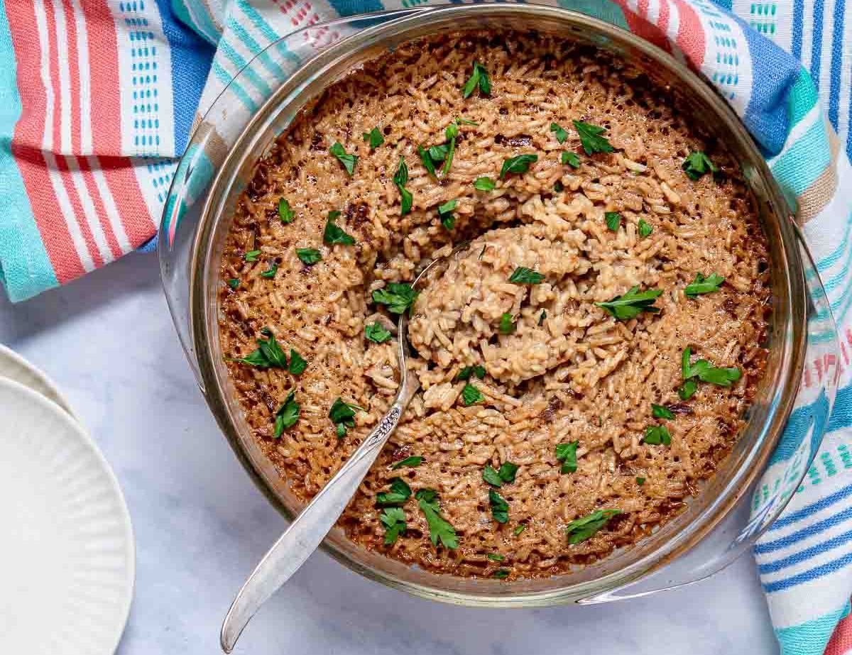 French Onion Rice Casserole Recipe