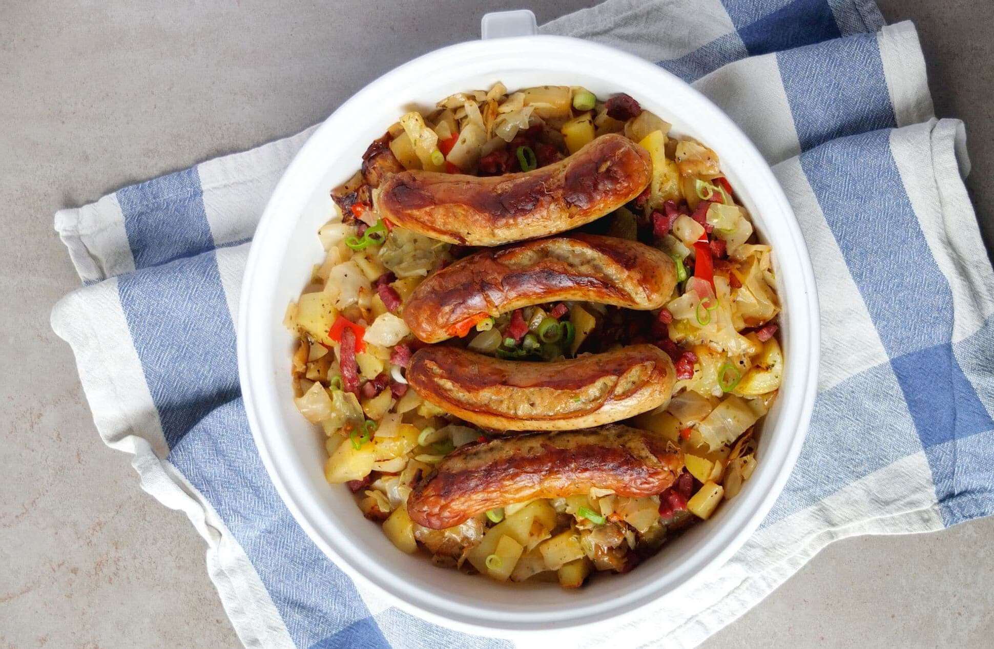 German Sausage Casserole Recipe