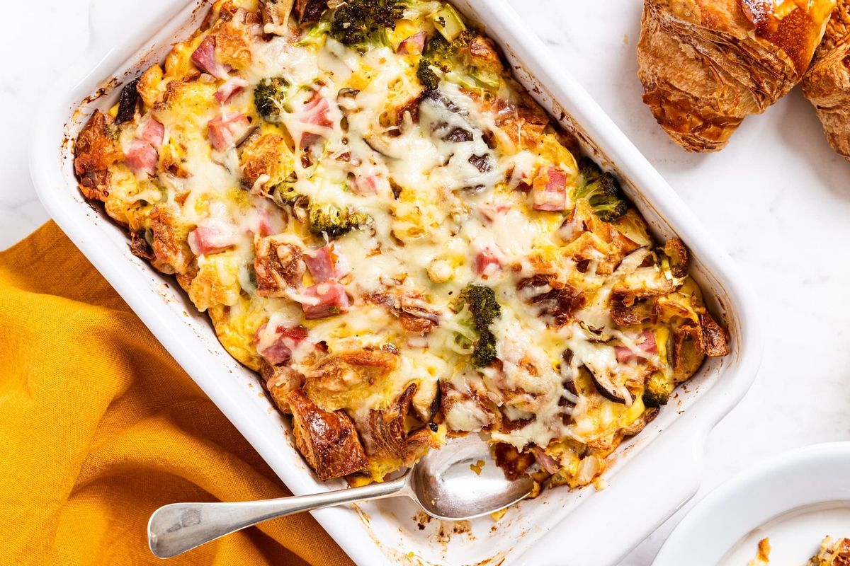 Ham Egg and Cheese Casserole Recipe