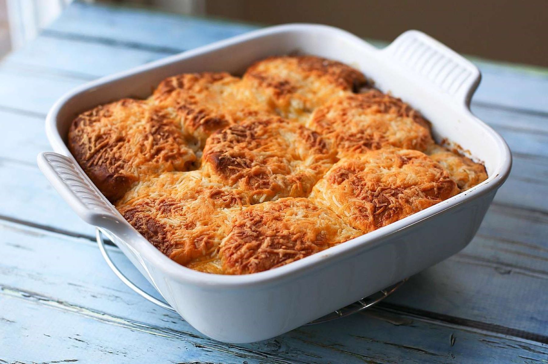 Hamburger Biscuit Casserole Recipe