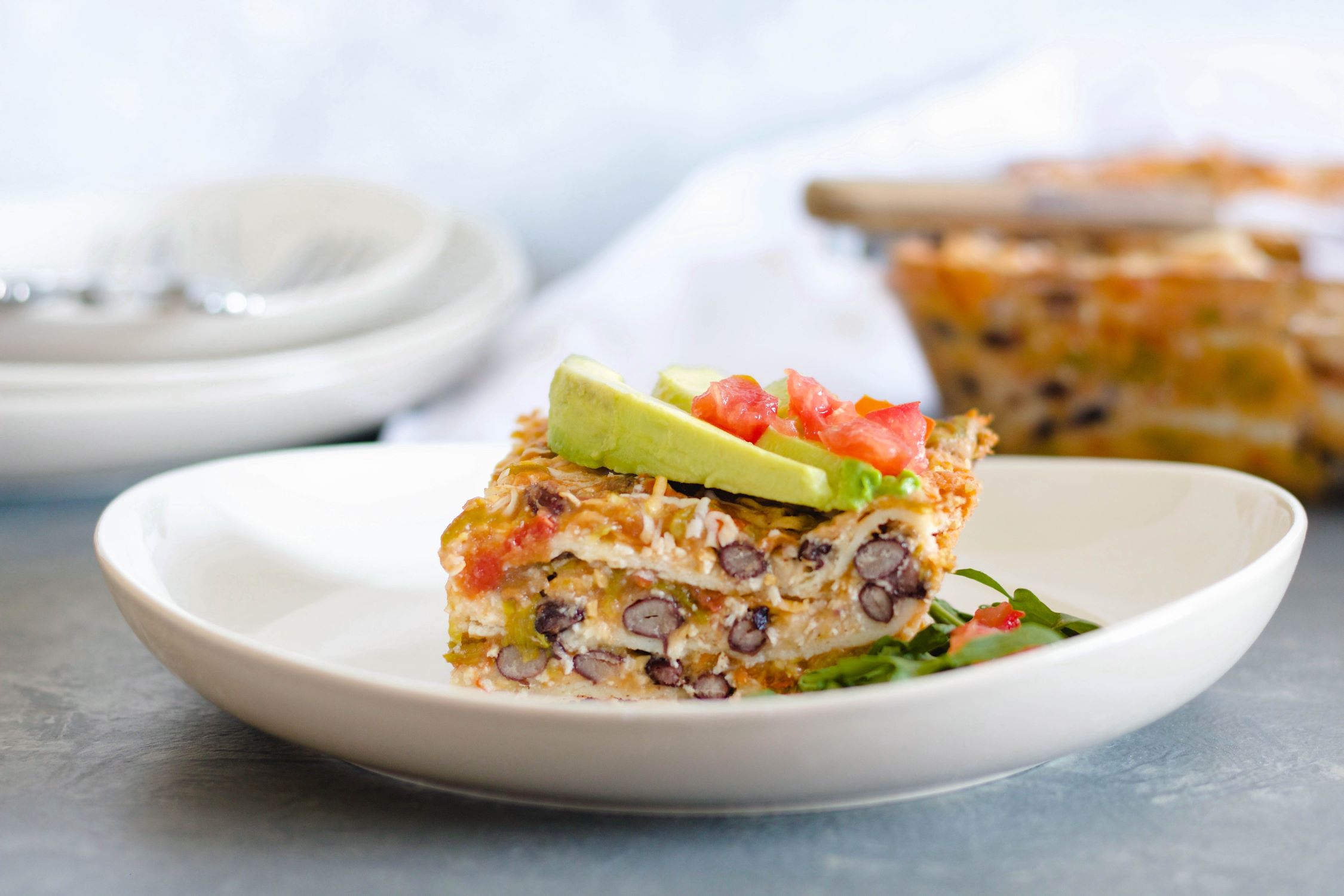 Hatch Chile Enchilada Casserole Recipe