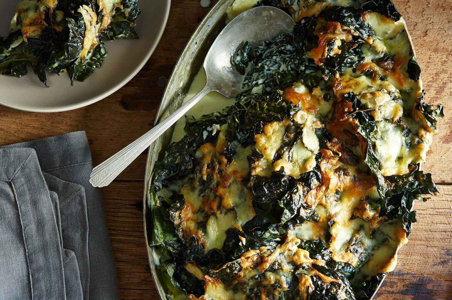 Kale Gratin Casserole Recipe