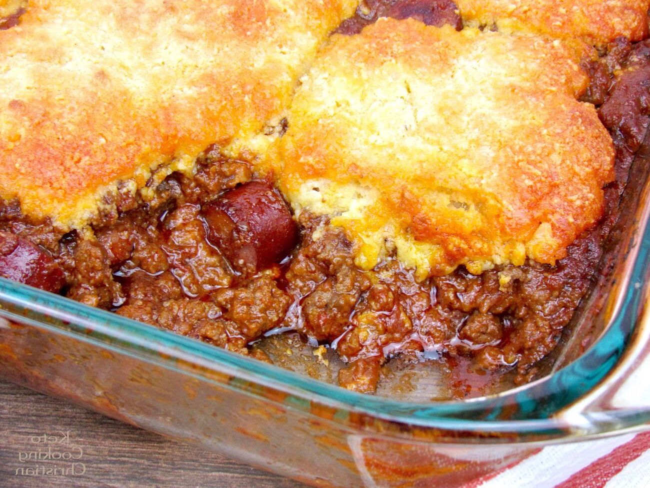 Keto Chili Cheese Dog Casserole Recipe