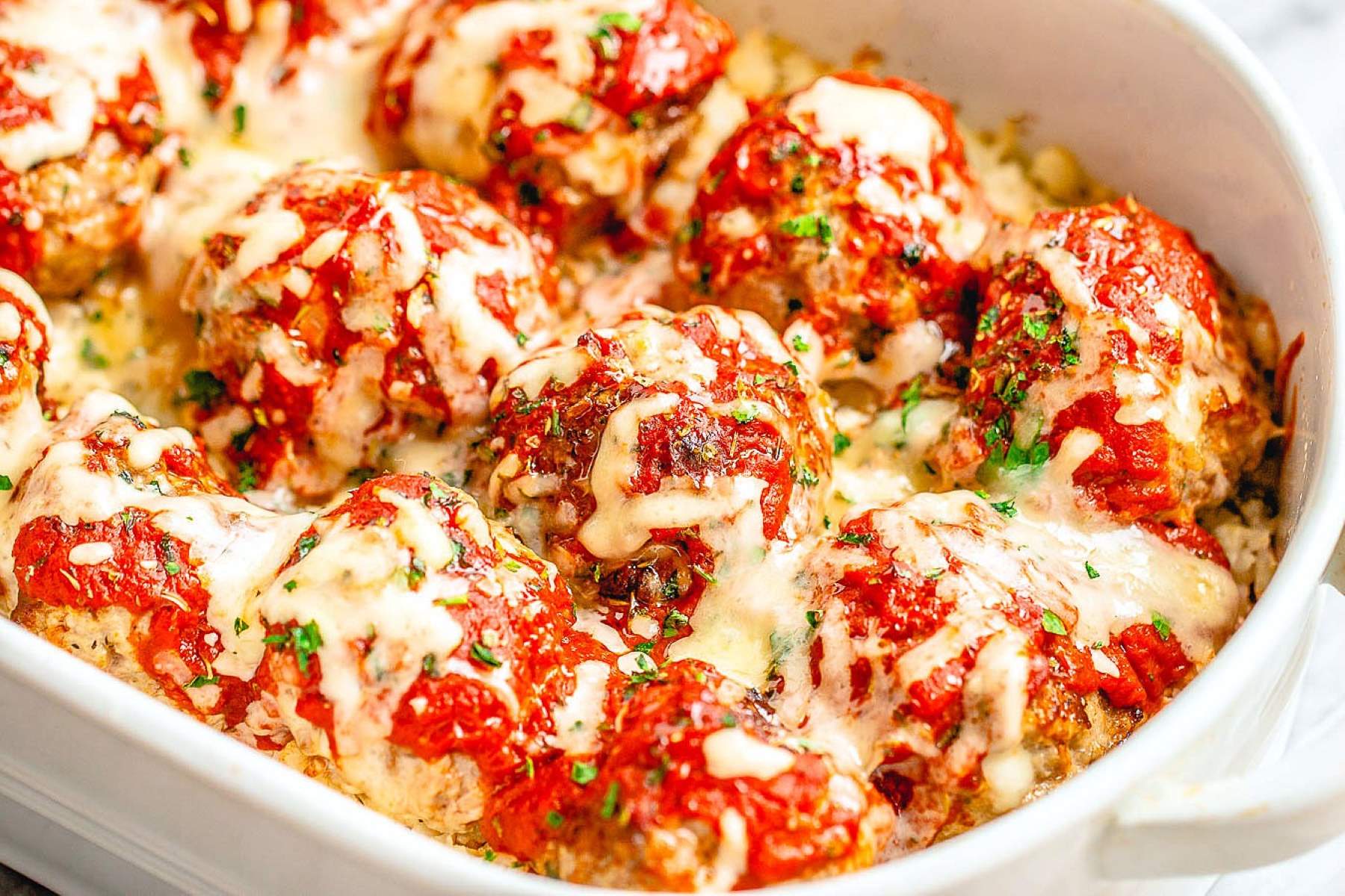 Keto Meatball Casserole Recipe