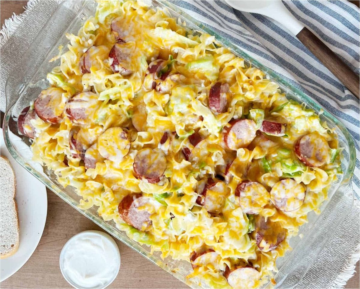 Kielbasa and Egg Noodles Casserole Recipe