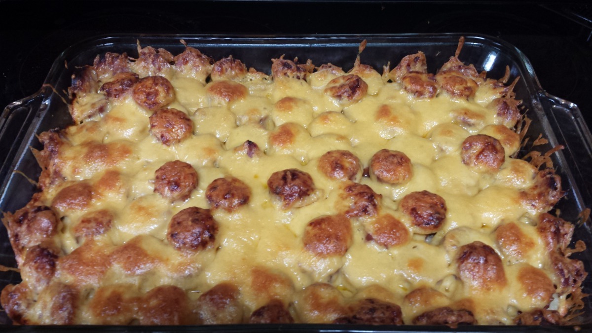 Kielbasa Tater Tot Casserole Recipe