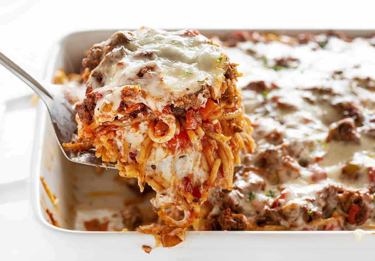 Million Dollar Spaghetti Casserole Recipe