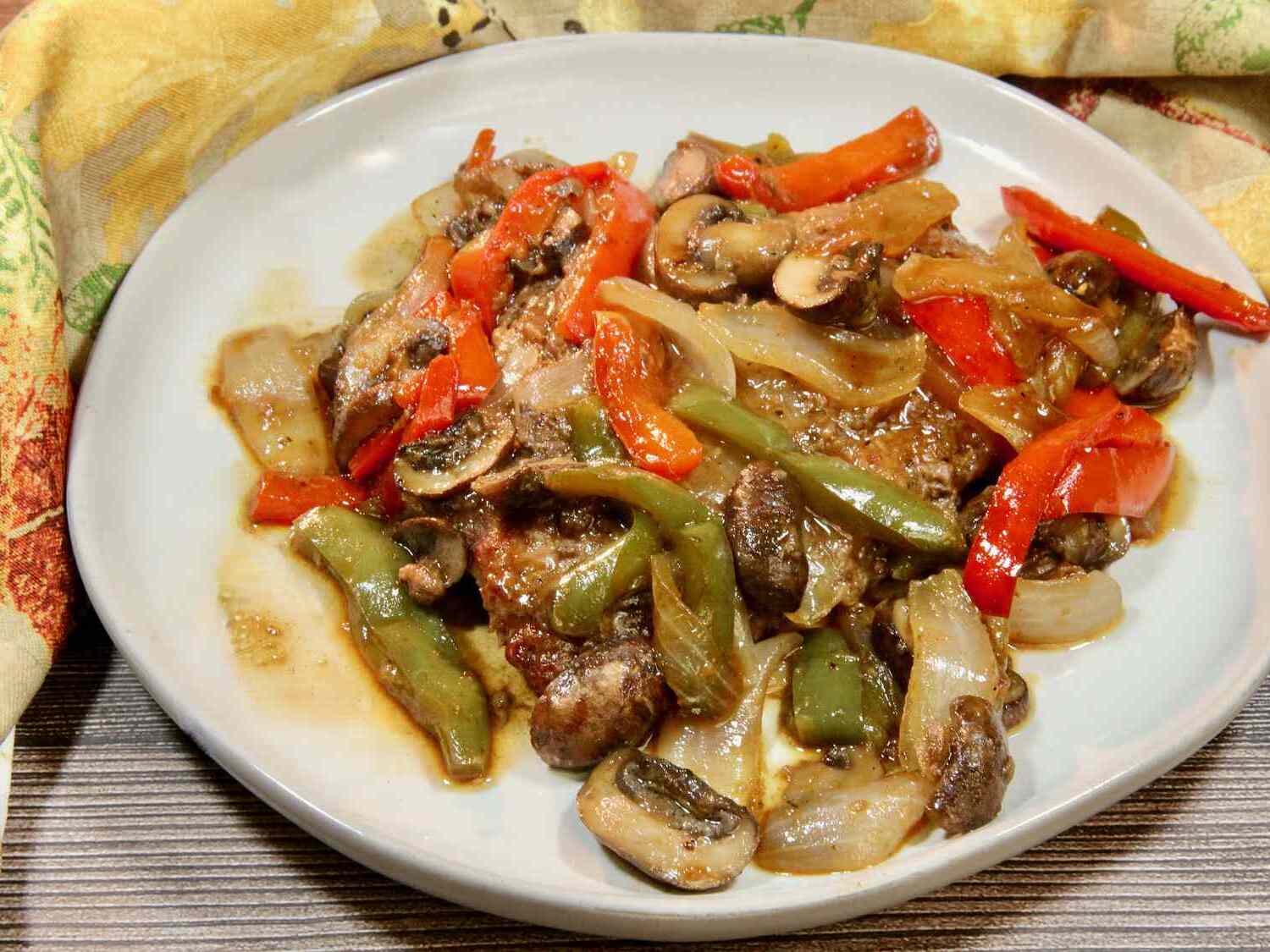 Pepper Steak Casserole Recipe