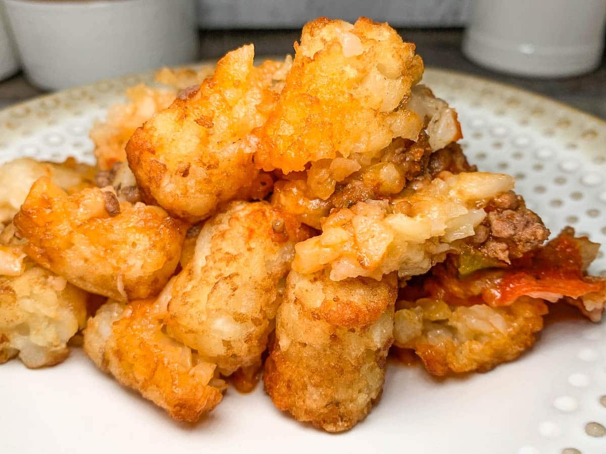 Pizza Tater Tot Casserole Recipe