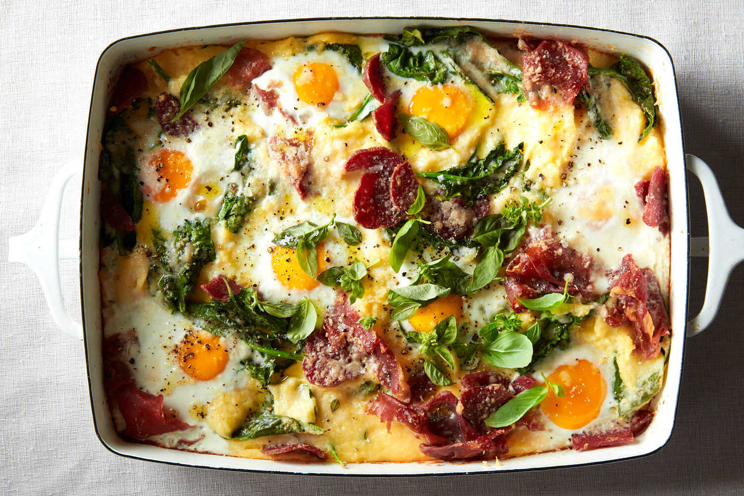 Polenta Egg Casserole Recipe