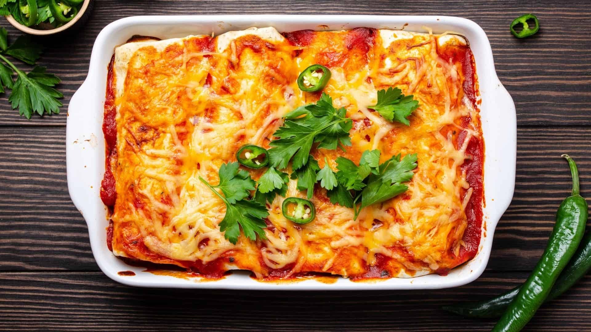 Pulled Pork Enchilada Casserole Recipe