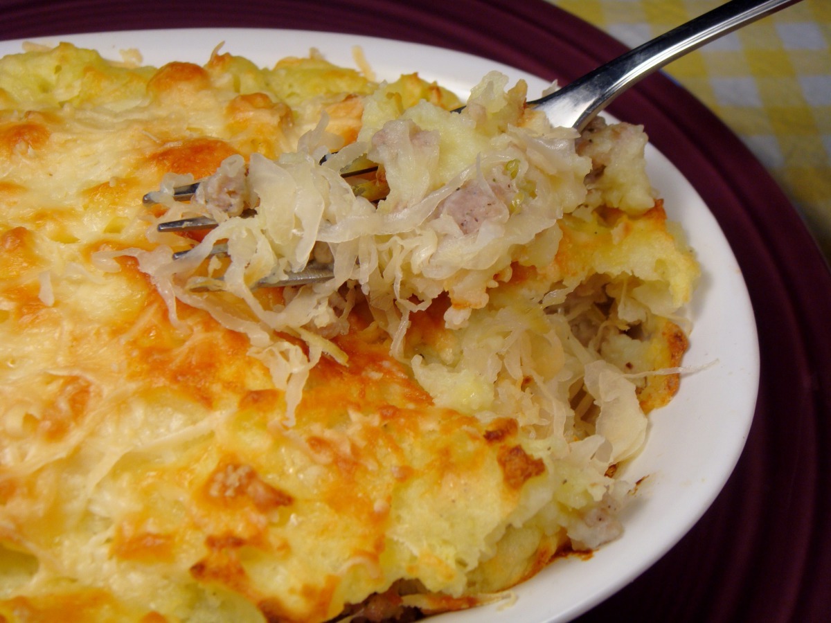 Sausage and Sauerkraut Casserole Recipe