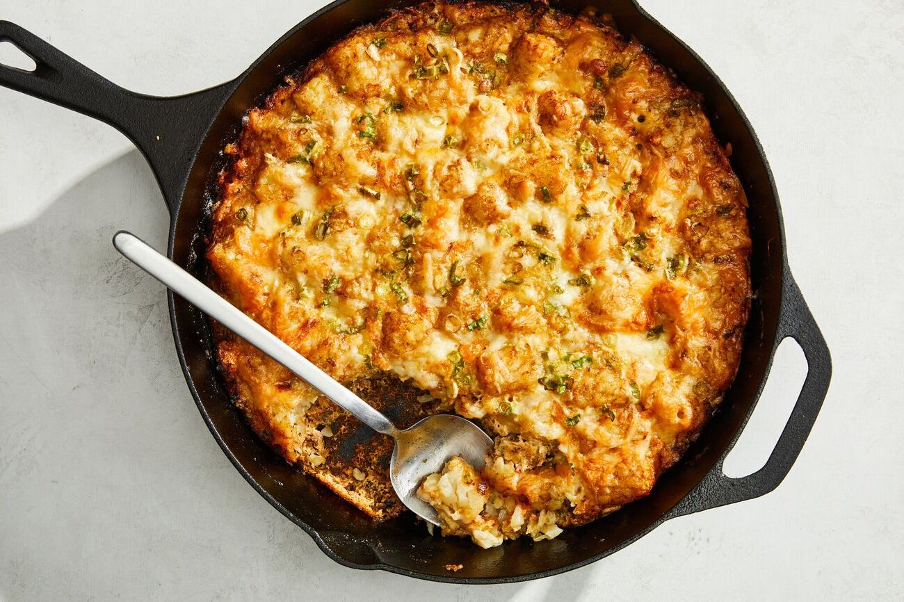 Sausage Gravy Tater Tot Casserole Recipe