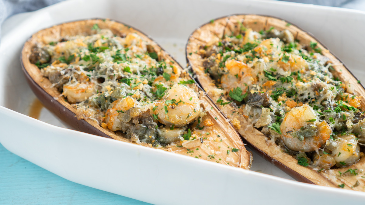 Shrimp and Eggplant Casserole Recipe