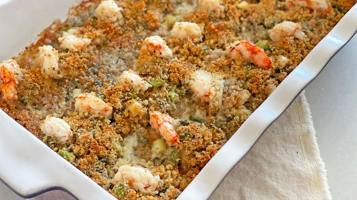 Shrimp Stuffed Bake Casserole Recipe