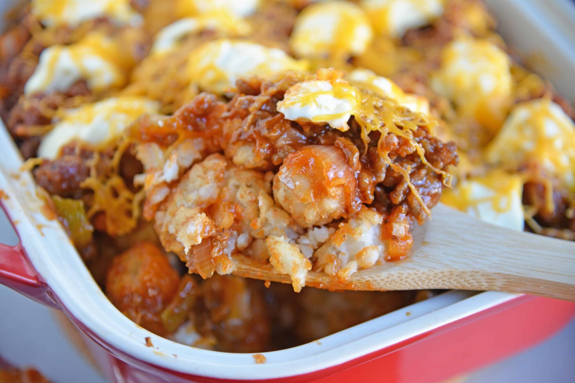 Sloppy Joe Tater Tot Casserole Recipe