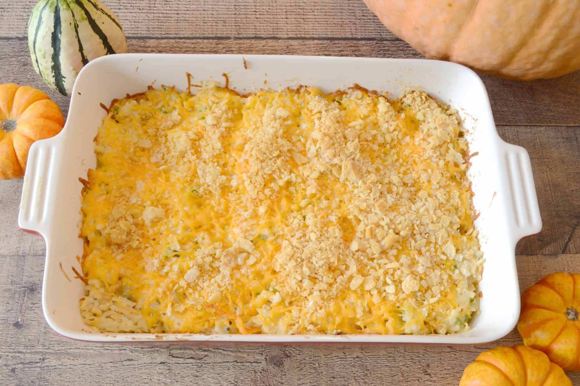 Smoked Cheesy Potato Casserole Recipe