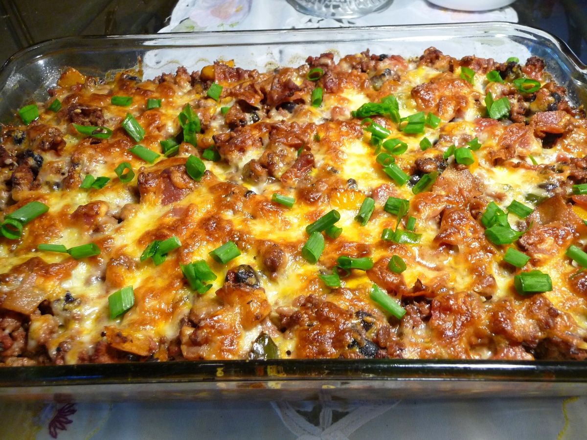 Spicy Hamburger Casserole Recipe