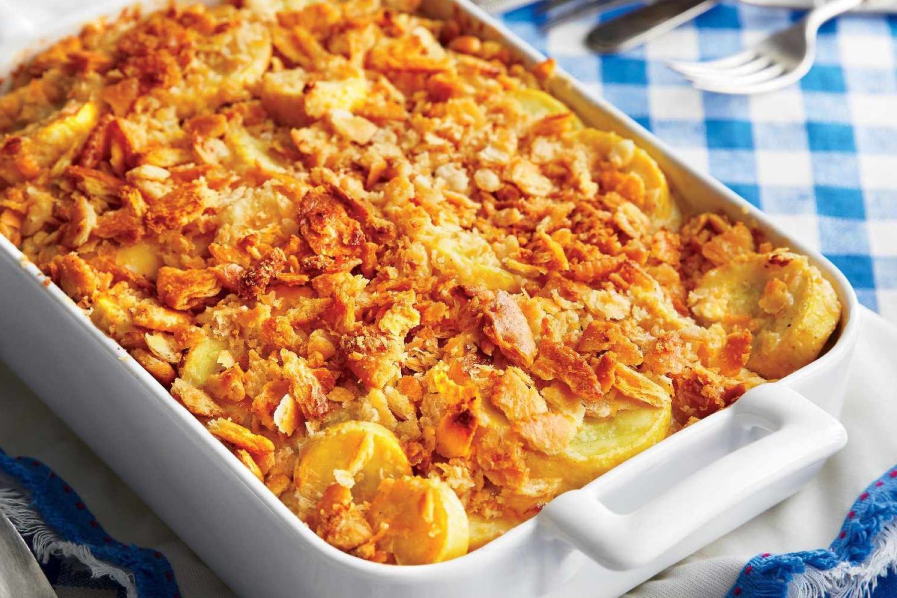 Spicy Squash Casserole Recipe