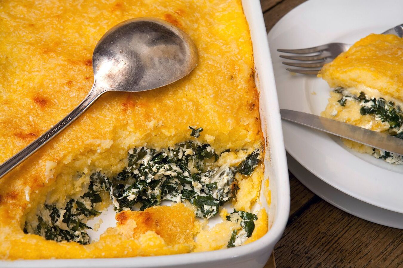 Spinach and Fontina Casserole Recipe