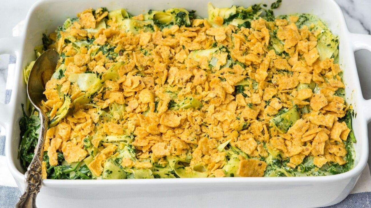 Spinach Noodle Casserole Recipe