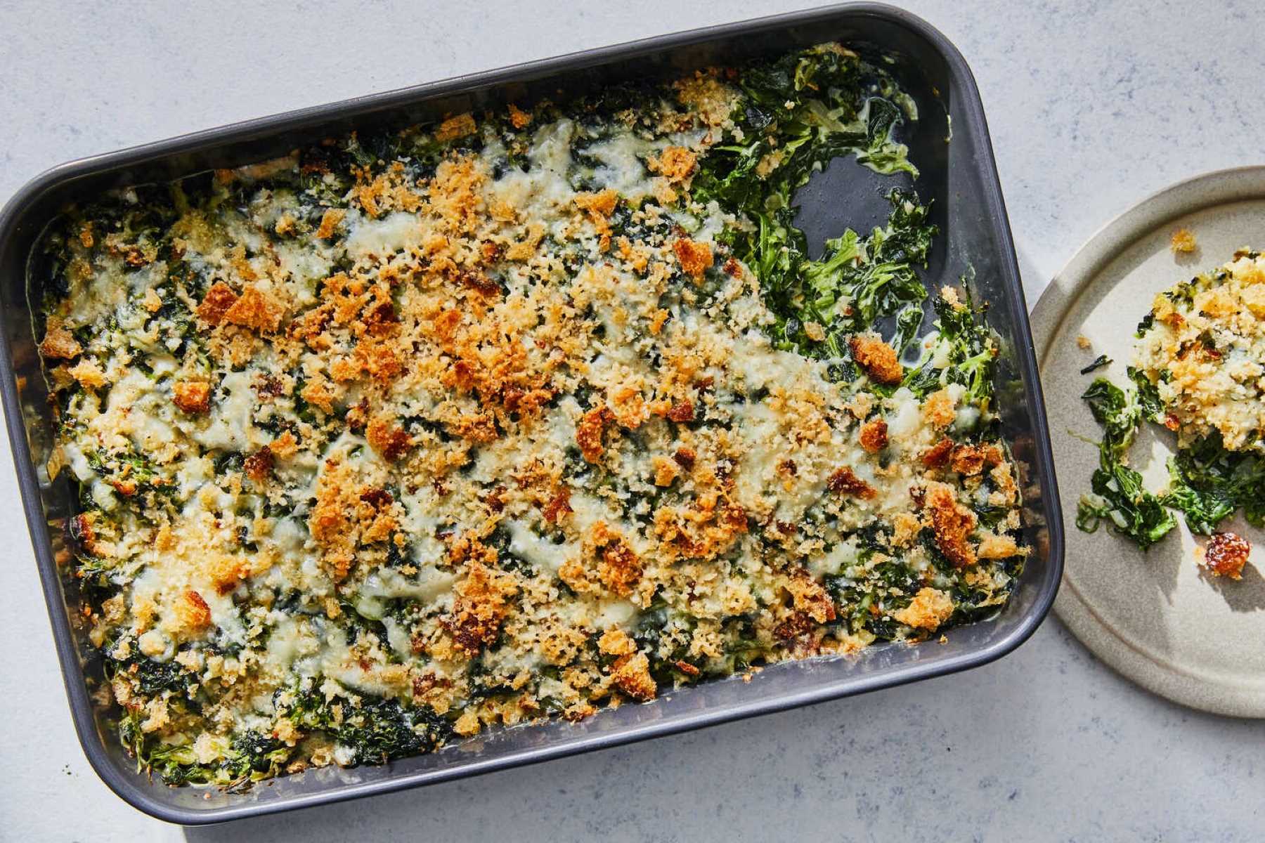 Spinach Parmesan Casserole Recipe