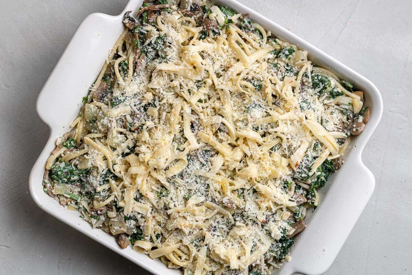 Spinach Spaghetti Casserole Recipe