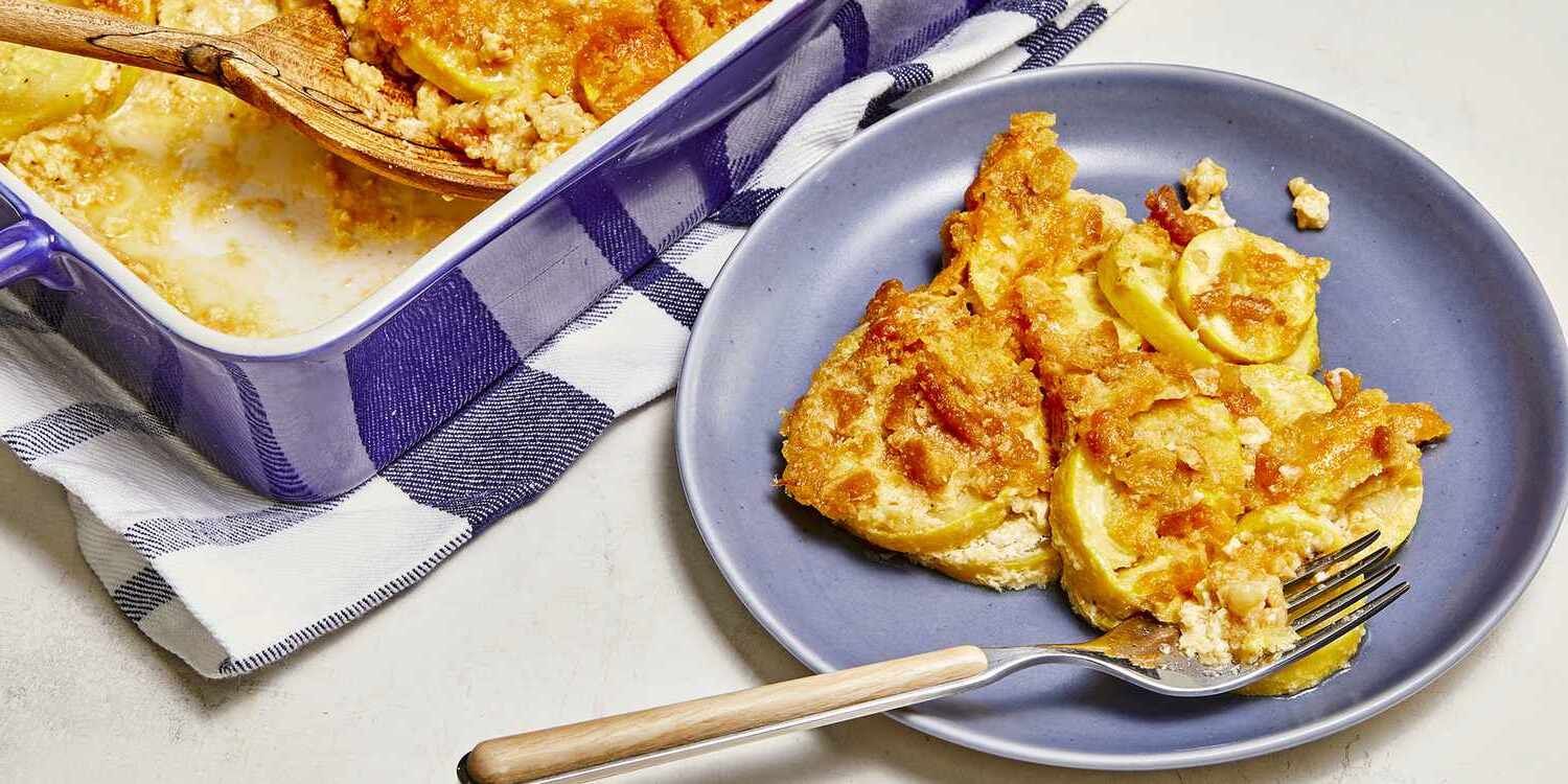 Squash Casserole Recipe with French Fried Onions