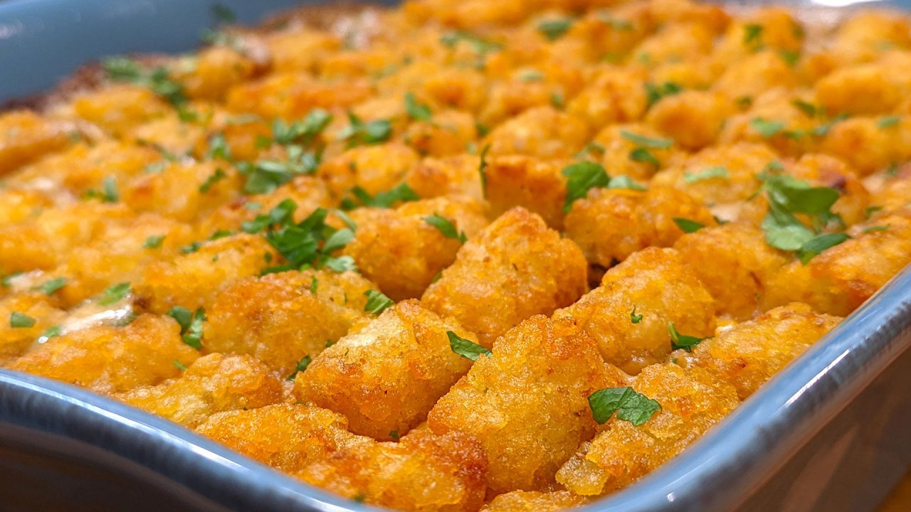 Steak Tater Tot Casserole Recipe