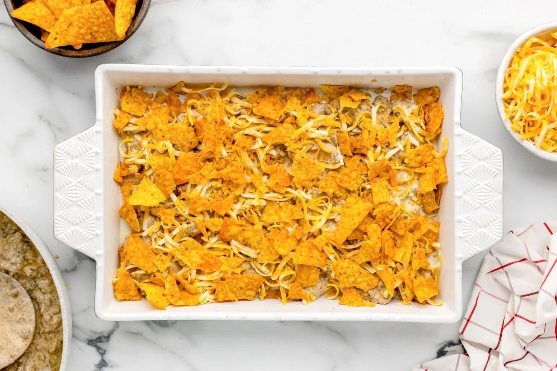 Taco Casserole Recipe with Doritos