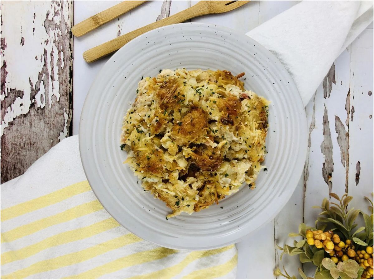 Tater Tot Alfredo Casserole Recipe