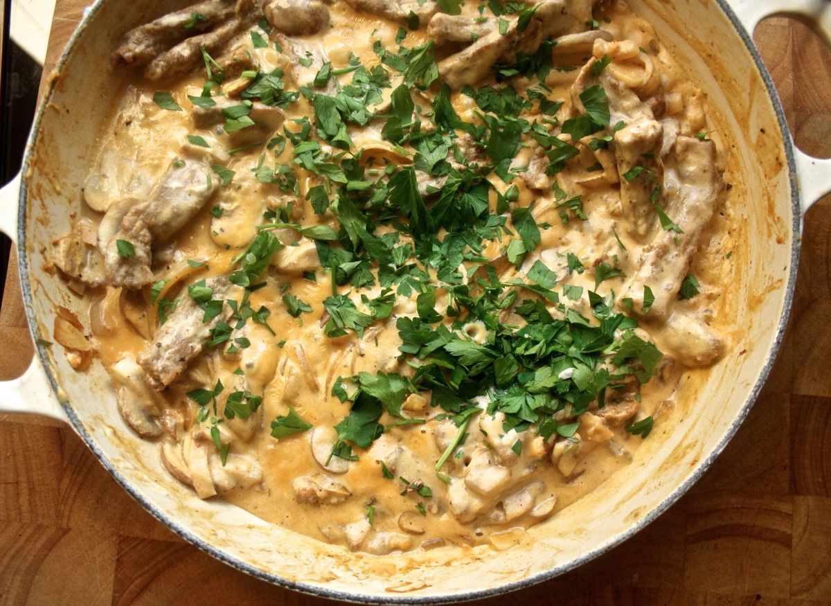 Vegan Beef Stroganoff Casserole Recipe