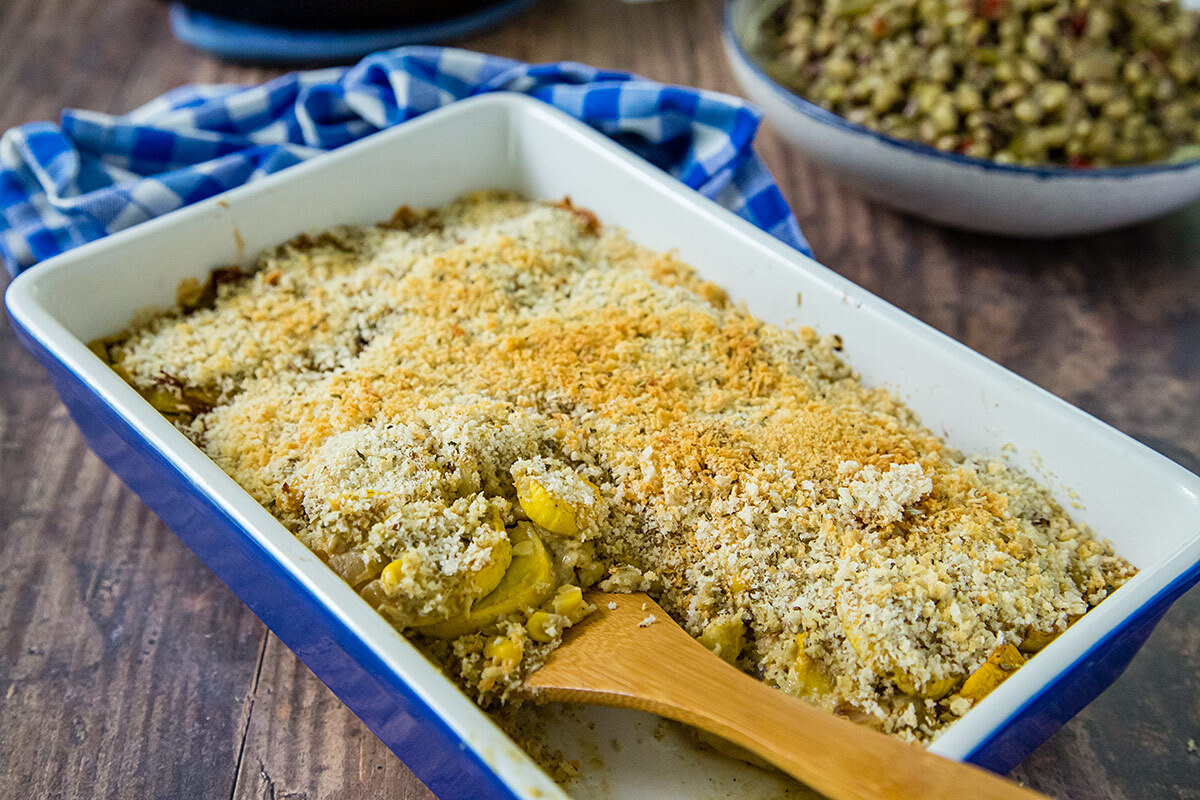 Vegan Squash Casserole Recipe