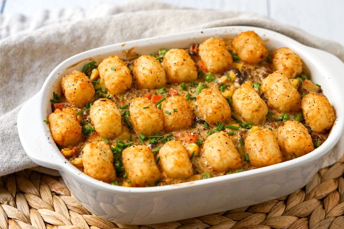 Vegan Tater Tot Casserole Recipe