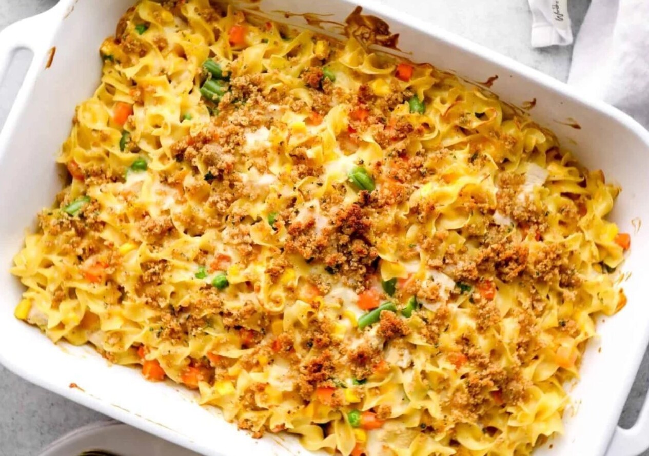 Bacon Noodle Casserole Recipe