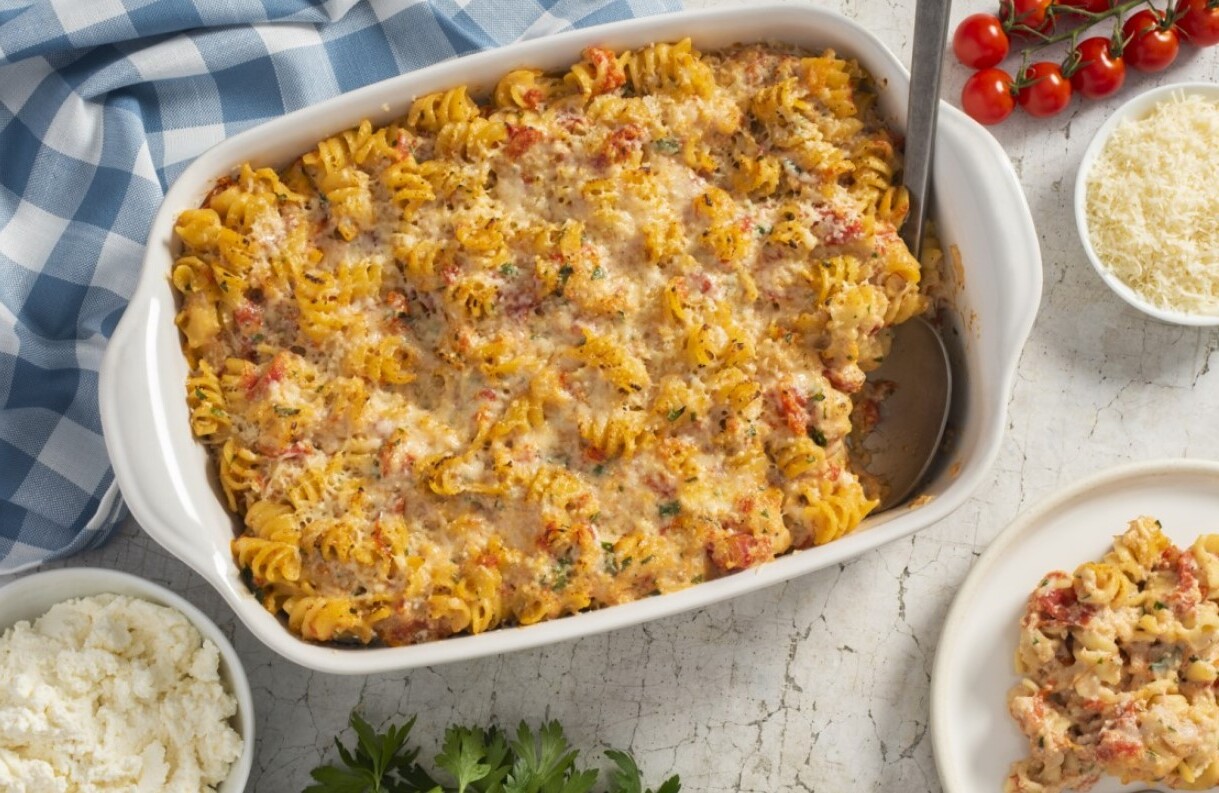 Baked Pasta and Ricotta Casserole Recipe