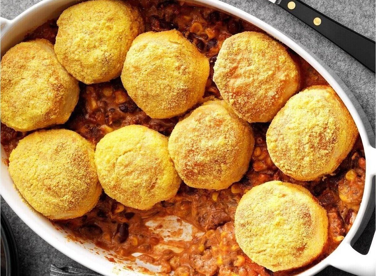 Beef Biscuit Casserole Recipe