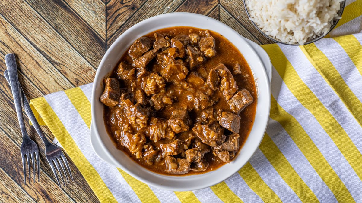 Beef Tips and Rice Casserole Recipe