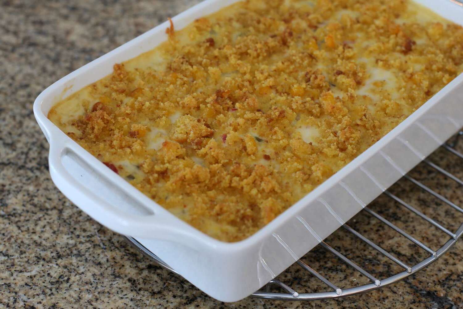 Bread Crumb Topping Casserole Recipe