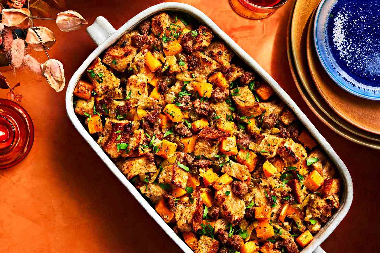 Butternut Squash and Sausage Casserole Recipe